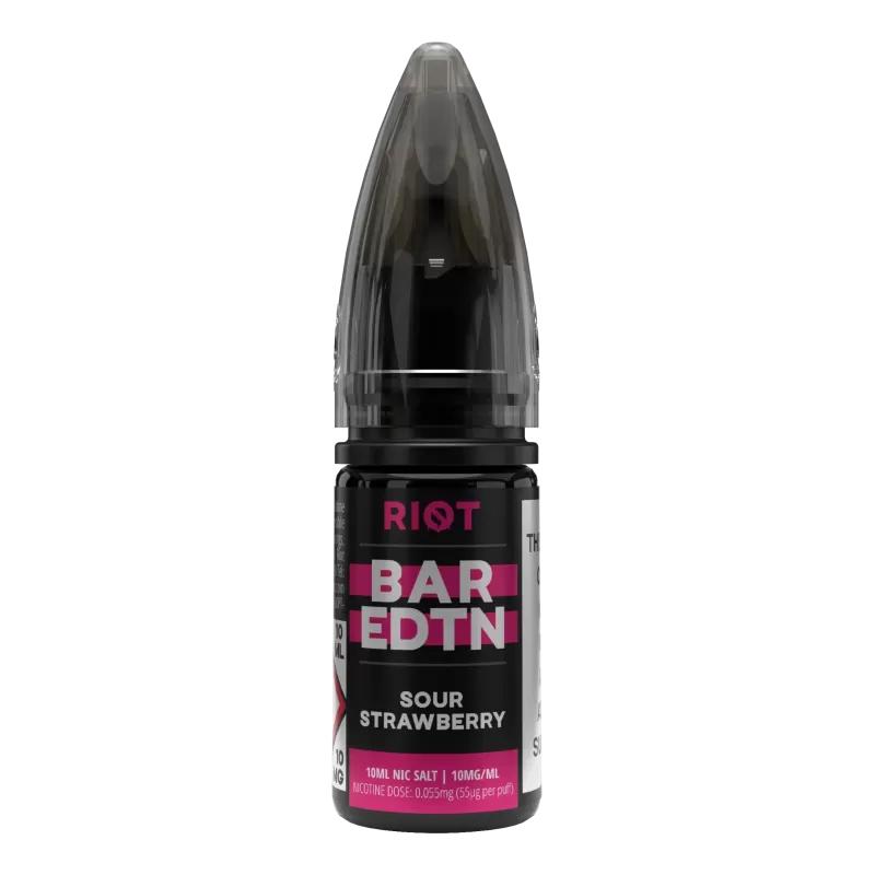 Sour Strawberry Nic Salt By Riot Squad BAR EDTN - Vape Product, Vape Product