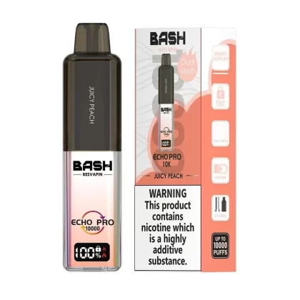 Juicy Peach Bash Vape Echo Pro 10K Prefilled Pod Kit