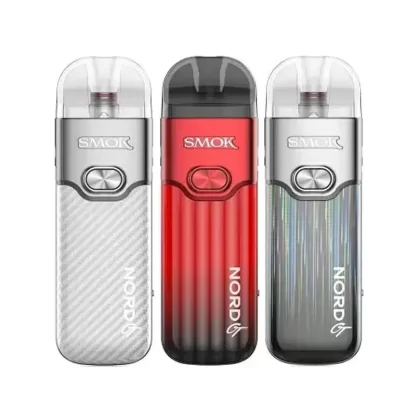 SMOK Nord GT Pod Kit - Colour#Leather Black Gunmetal>Leather Blue Gradient>Leather Cyan>Leather Matte Black>Leather Pale Pink>Leather Purple Gradient>Leather White>Regular Black Carbon Fiber