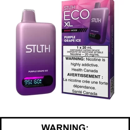 Purple Grape Ice STLTH ECO XL Disposable Vape