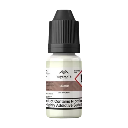 Vapemate Classic Coconut 10ml - 50VG / 50PG / 0mg (Discontinued)