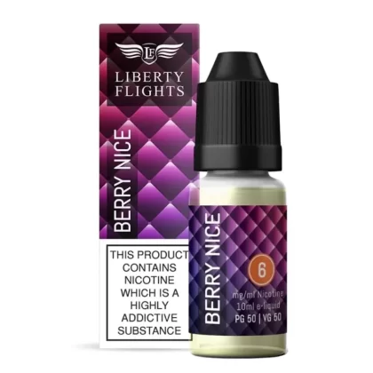 Berry Nice E-Liquid by Liberty Flights (10ml) - 0mg