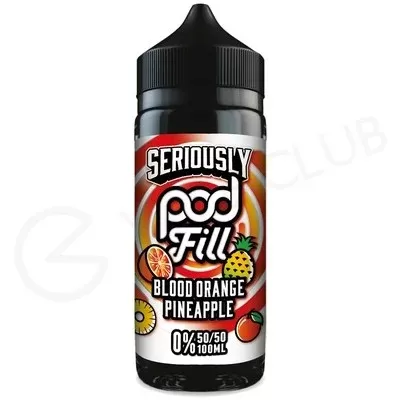 Blood Orange Pineapple Shortfill E-Liquid by Seriously Pod Fill 100ml - Ecigpremium