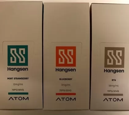 Hangsen E Liquid 10ml Atom Series – Out of date