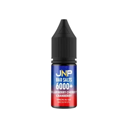 JNP 6000+ Bar Salts Blueberry Cherry Cranberry E Liquid - Nicotine Strength#20mg>10mg