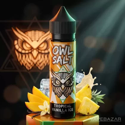 OWL Salt Longfill Tropical Vanilla Ice Aroma 10ml in 60ml - 0 mg/ml / 10 ml / 60 ml