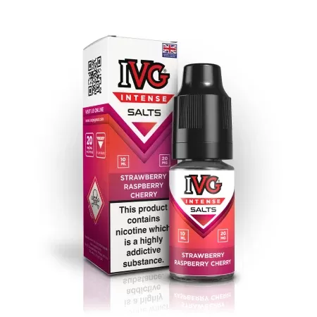 Strawberry Raspberry Cherry Nic Salt by IVG Intense – 10ml E-Liquid