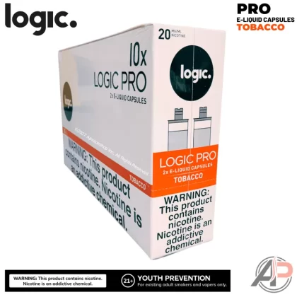 Logic Pro Tobacco Capsules 10 Pack Wholesale Box