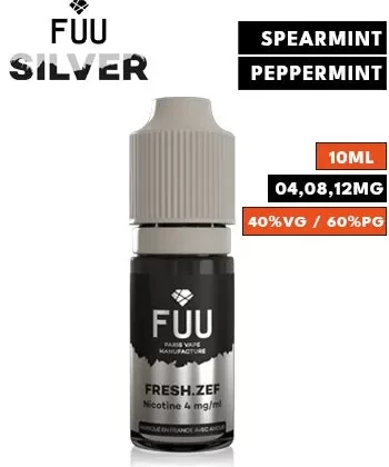 Fresh Zef eLiquid by FUU Silver - 04mg / 10ml