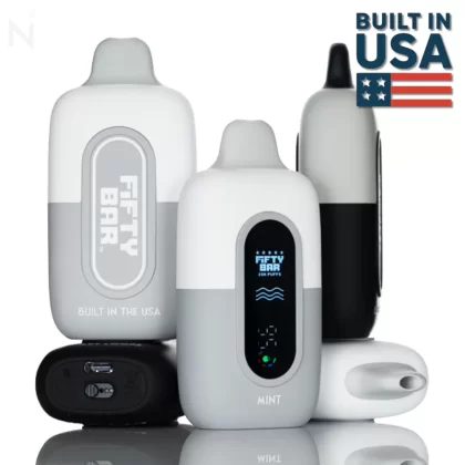 Fifty Bar V2 Silver Series 20mg Disposable Vape - Milky Loops
