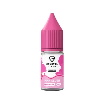 Crystal Clear Bar Salts Pink Slush Nic Salt Vape Juice - 20mg