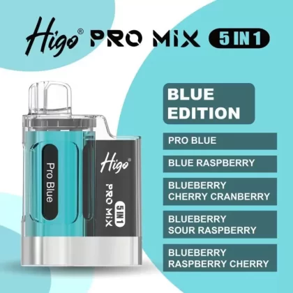 Higo Pro Mix 5 in 1 Disposable Vape Kit - Mixed Edition Pack of 5