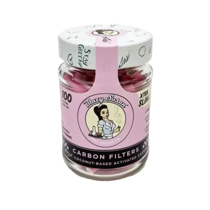 Blazy Susan Tips – Pink Carbon Filter 100ct.