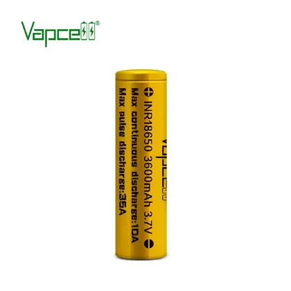 Original Vapcell 18650 Vape battery Cell 3600mah 10A