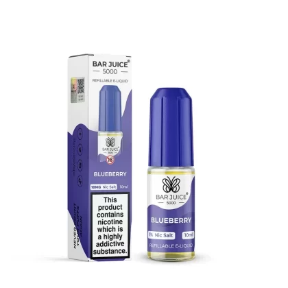 Bar Juice 5000 Blueberry Nic Salt - Nicotine Strength#10mg>20mg