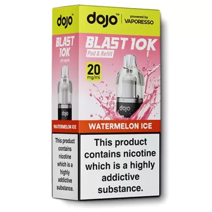 Watermelon Ice Pod & Refill by Dojo Blast 10k - 10 mg/ml, 20 mg/ml