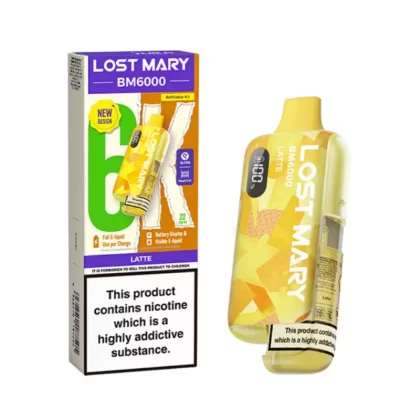 Lost Mary BM6000 Prefilled Pod Kit Latte - 20mg