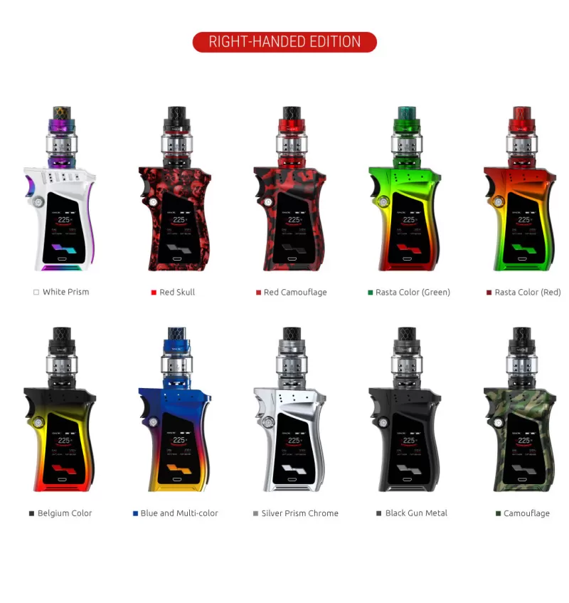 SMOK MAG 225W Starter Kit Right-Handed Edition With TFV12 Prince Tank 8ML - Belgium Color / Standard Edition-Right - Image 3