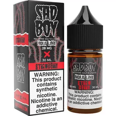 Nola Strawberry by Sadboy Nola Bar Salt E-Liquid