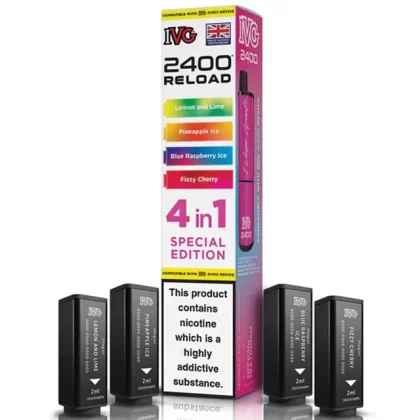 Special Edition IVG 2400 Reload Refill Pods (x4) - Vape Product