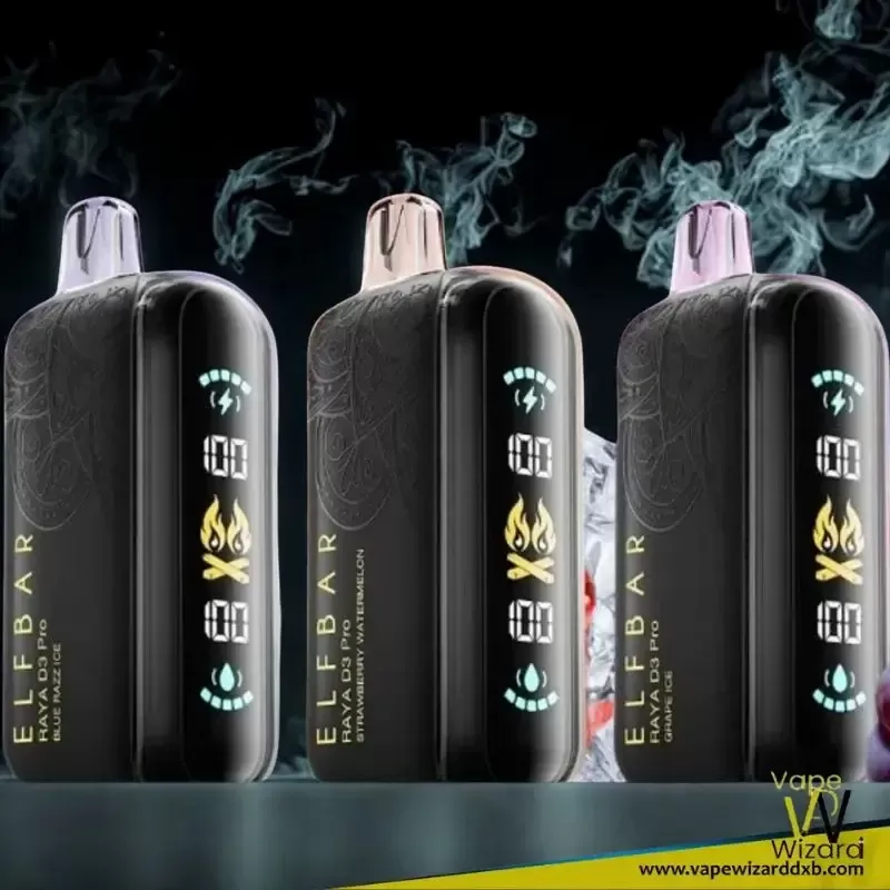 Elfbar Raya D3 Pro 30000 Puffs 50mg Nicotine Triple Mode Disposable - Vapewizarddxb