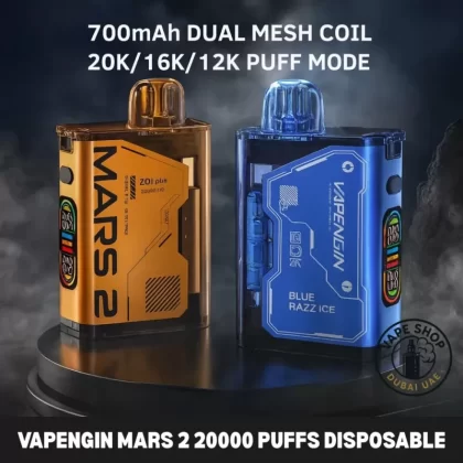 Vapengin Mars 2 20000 Puffs Disposable Vape in Dubai - Biscoff Cheesecake, Blackcurrant Ice
