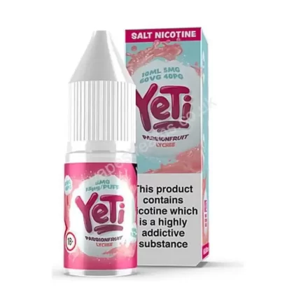Passionfruit Lychee Nicotine Salt E-Liquid by YeTi Salts - Vapestreams Co