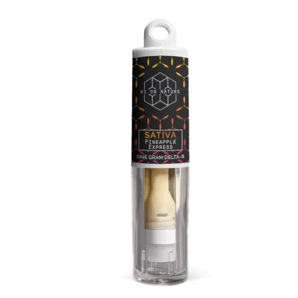 Hi On Nature 1g DELTA 8 SATIVA VAPE CARTRIDGE – PINEAPPLE EXPRESS