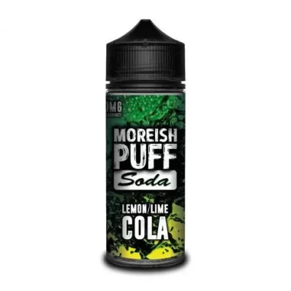 LEMON & LIME COLA E LIQUID BY MOREISH PUFF – SODA 100ML 70VG