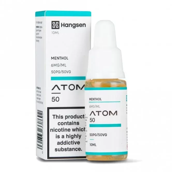 Hangsen 50/50 Menthol E Liquid – Atom 50 Series (10ml)