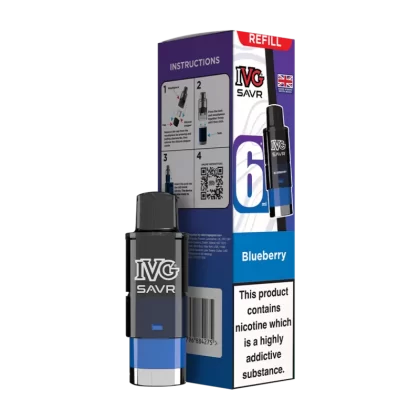 Blueberry IVG SAVR Refill Pack - 20mg - Vape Product