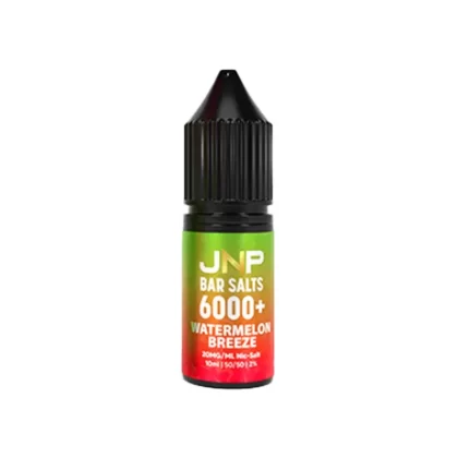 JNP 6000+ Bar Salts Watermelon Breeze E Liquid - Nicotine Strength#20mg>10mg