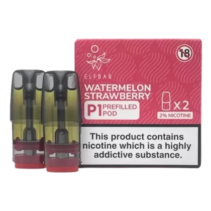 Elf Bar Mate P1 Watermelon Strawberry Pods (2 Pack) - Ecigpremium