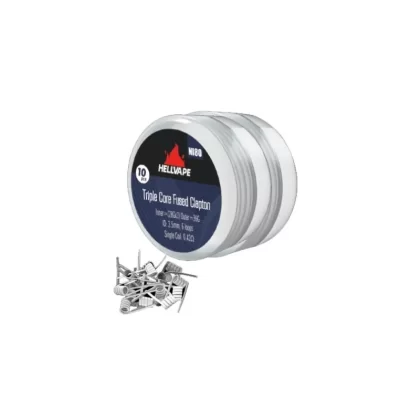 Hellvape Ni80 Triple Core Fused Clapton Prebuilt Wire 0.28Ga*3+36Ga
