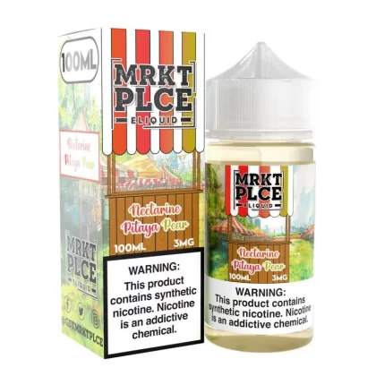 MRKT PLCE E-Liquid 100ml - Fuji Pear Mangoberry / 3mg - Skullvaping