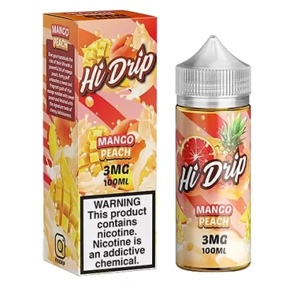 Peachy Mango (Mango Peach) by Hi-Drip 100ml - Vape Product, Vape Product