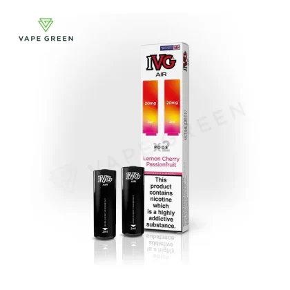 Lemon Cherry Passionfruit Prefilled Pods by IVG Air