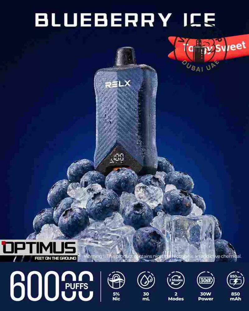 RELX Optimus 60000 Puffs Disposable Vape 50mg in the UAE - Vapeshopdubaiuae - Image 2
