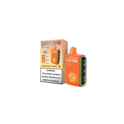 Geek Bar Pulse Disposable 15000 Puffs Strawberry Mango Flavor - Flavor#Strawberry Mango (EED0BB)