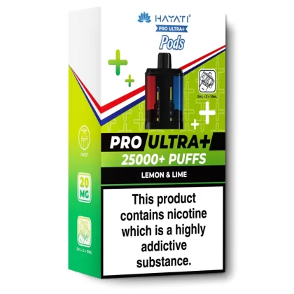 Lemon & Lime Pro Ultra+ Refill Pods by Hayati - 20 mg/ml (DA622B)