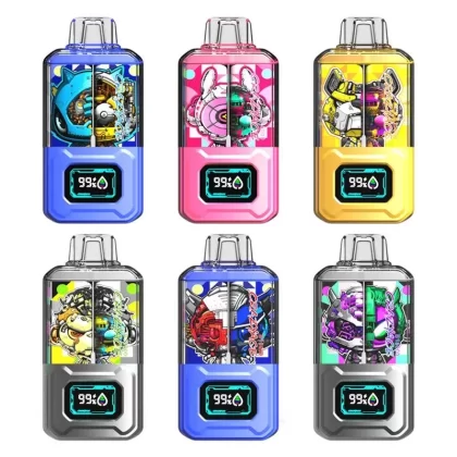 CRAZYACE B15000 Disposable Vape - Flavors#Sakura Grape>Pineapple Slush>Blueberry raspberry Ice>Raspberry Watermelon