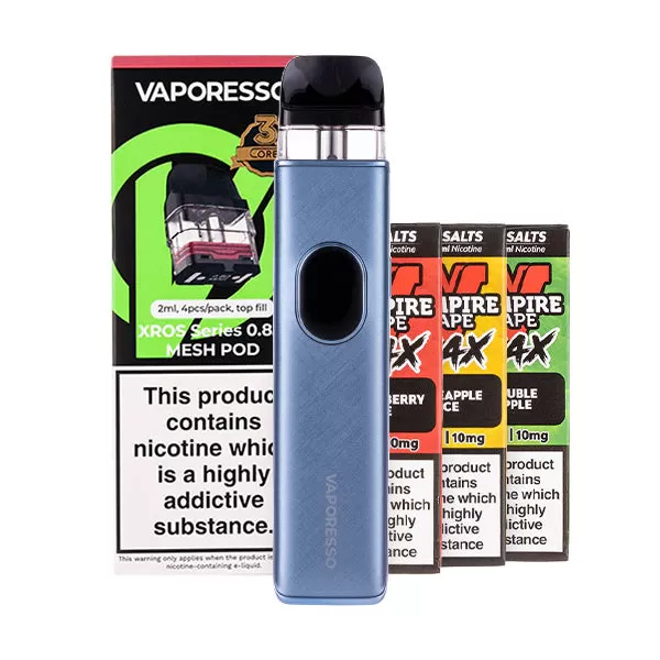 Vaporesso XROS 5 Pod Kit Bundle - Carbon Stripe / 0.8ohm