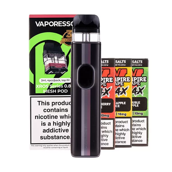 Vaporesso XROS 5 Pod Kit Bundle - Carbon Stripe / 0.8ohm - Image 2