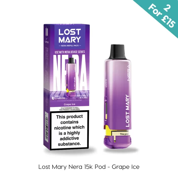Grape Ice – Lost Mary Nera 15K Prefilled Pods