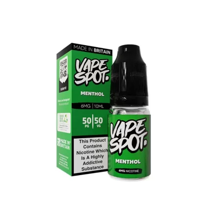 Vape Spot Menthol E-Liquid 10ml - 12mg