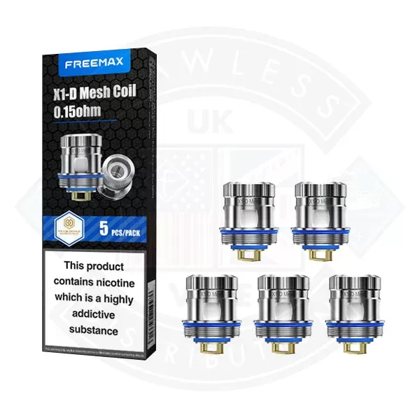 FreeMax X Series Coil /5pcs - X1-D Mesh 0.15ohm