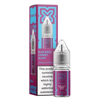 POD SALT NEXUS BLUE RAZZ CHERRY BLAST 10ML NIC SALT E-LIQUID
