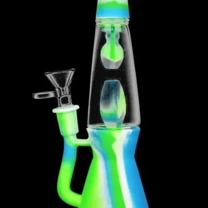 Lava Lamp Silicone Water Pipe - Vape Store