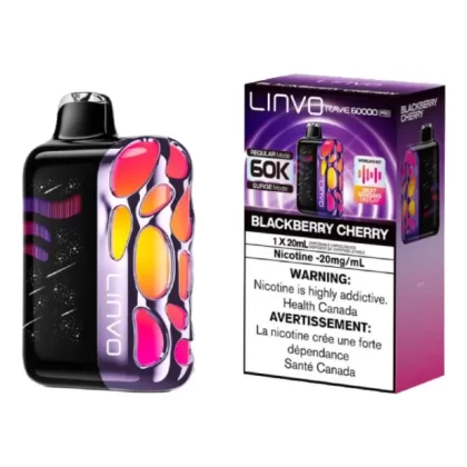 Linvo Rave 60K Disposable Vape – Blackberry Cherry
