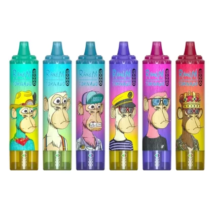 RandM Tornado 15000 Disposable Vape 25ml - flavor#Blue Razz Lemonade>Blueberry Raspberry>Strawberry Ice>Strawberry Watermelon>Peach Mango>Strawberry Grape>Ice Pop>Strawberry Kiwi>Peach Blueb